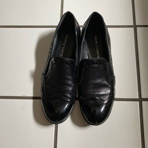 Franco Sarto Tibby leather black loafer women’s 8